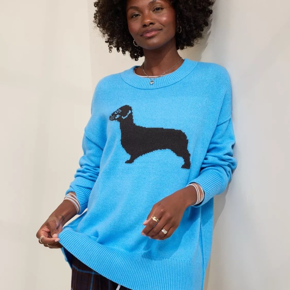 Aerie Softest Luxe Crew Sweater - Dachshund - Picture 1 of 8